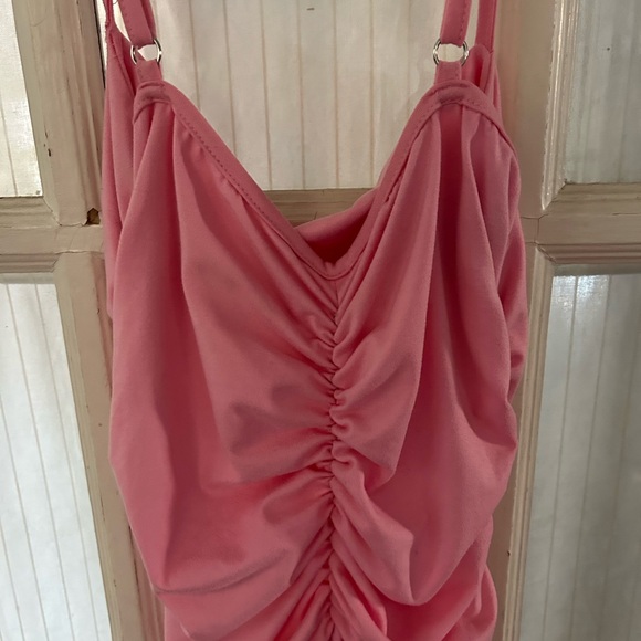 Pink Ruched Dress - Picture 2 of 4
